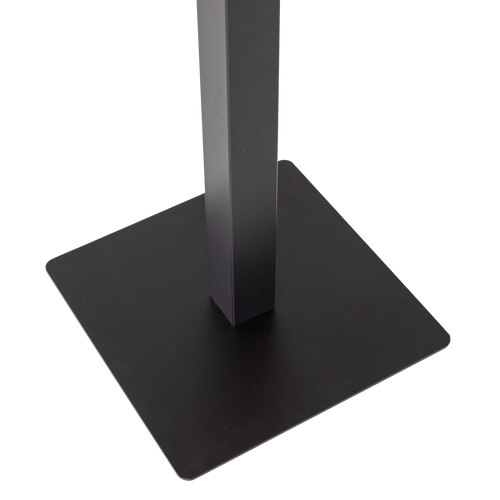 WOOOD vierkante bartafel poot Bistro - Metaal - Zwart- 105x50x50 - vtwonen shop