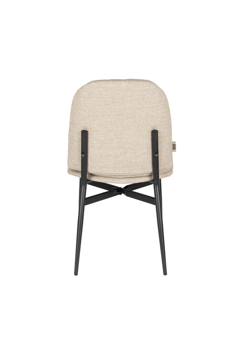 Dutchbone Jade Eetkamerstoelen Beige - Set van 2 - vtwonen shop