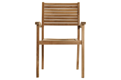 Hartman Tuinstoel Sunderland - Teak Naturel - 60x60x90cm - vtwonen shop