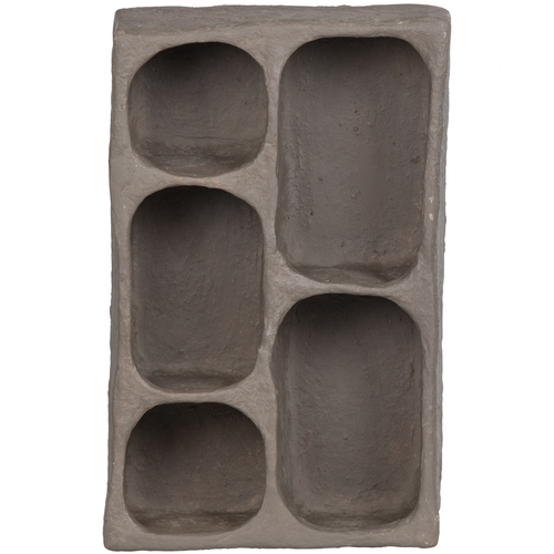 WOOOD wandkastje Clay - Papier Mache - Grijs - 70x45x23 - vtwonen shop