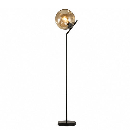 Searchlight vloerlamp Punch - 1 lichts - 30  x 150   cm - zwart