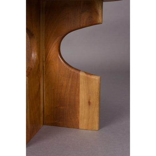 Dutchbone Morgan Bijzettafel Rond Hout - Bruin - vtwonen shop