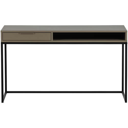 WOOOD bureau Nore - Grenen - Mud - 75x130x58 - vtwonen shop