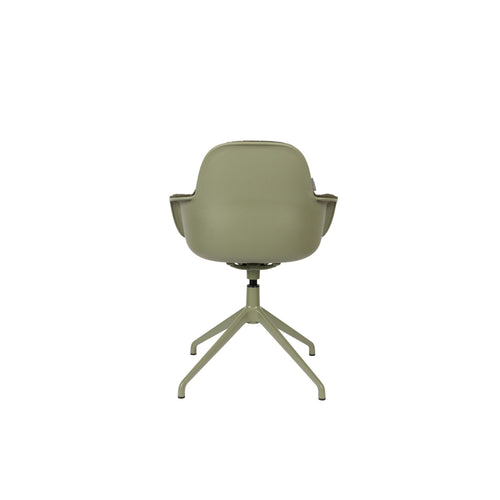 Zuiver Albert Kuip Swivel Eetkamerstoelen Armleuning Groen - Set van 2