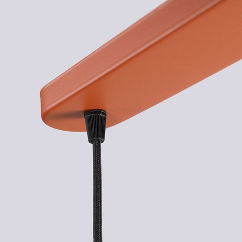 Sollux Lighting Hanglamp HALO 2L rode oker - 33,5x6x120cm