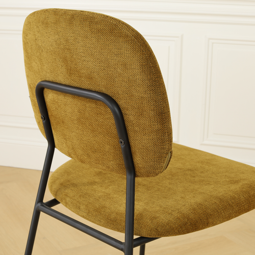 Nolon Jasmijn Eetkamerstoel Mosgroen - Zwart - vtwonen shop