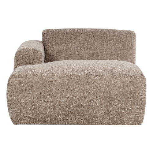 WOOOD chaise longue bank links Mojo Base - Wollig - D.zand - 74x112x162