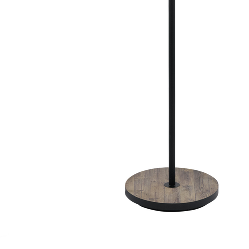 EGLO vloerlamp Barnstaple - e27 - 158 cm - bruin/zwart - vtwonen shop