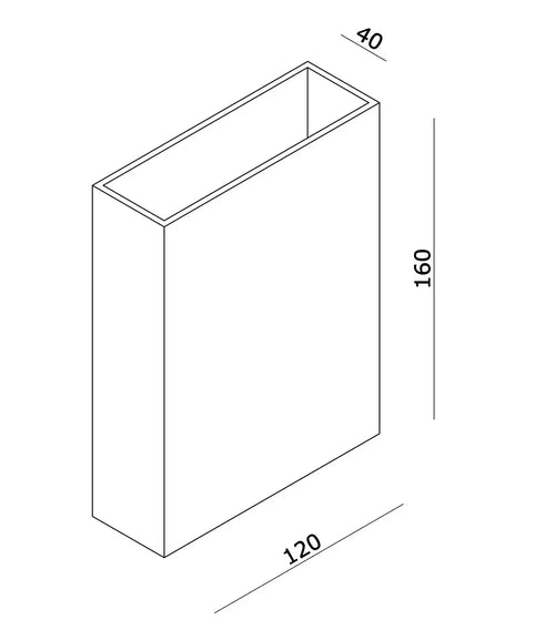 Artdelight wandlamp Memphis - 2 lichts - 4  x 16   cm - wit - vtwonen shop