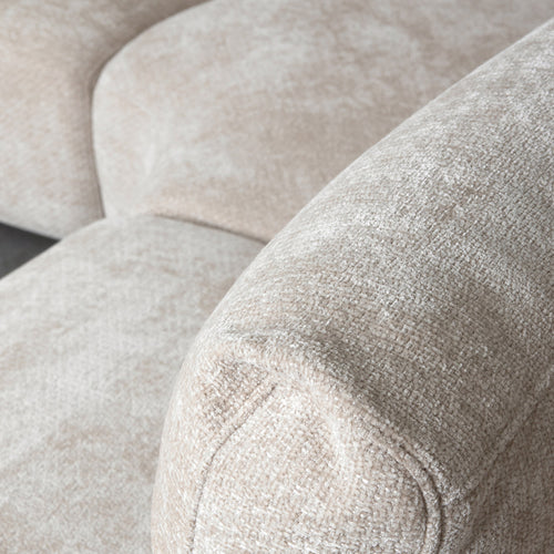 LABEL51 Hoekbank Milano Links - Naturel Stof - 300x232x72cm - vtwonen shop