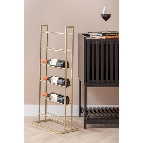 Present Time wijnrek Single Floor - goud - 38x20x84.5cm - vtwonen shop