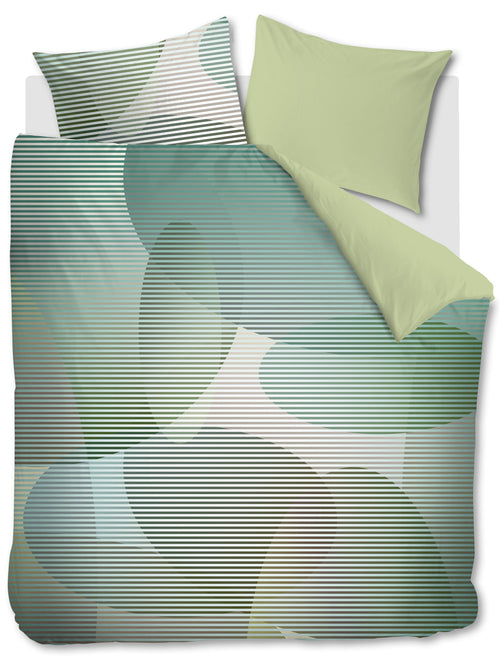 Beddinghouse Dutch Design Dekbedovertrek Lombard Street - 240 x 200/220 cm - Groen