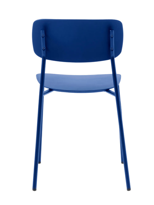 Rebellenclub Eetkamerstoel Strom - Set van 4 - Blauw - vtwonen shop