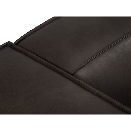 Cosmopolitan Design - Bank Turin 3-zits, echt leer grafiet - 100x227x68cm