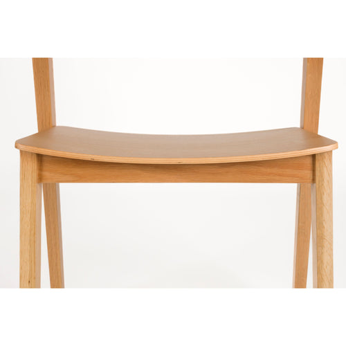 Housecraft Living Wooz eetkamerstoel Eikenhout Naturel - Set van 2 - vtwonen shop