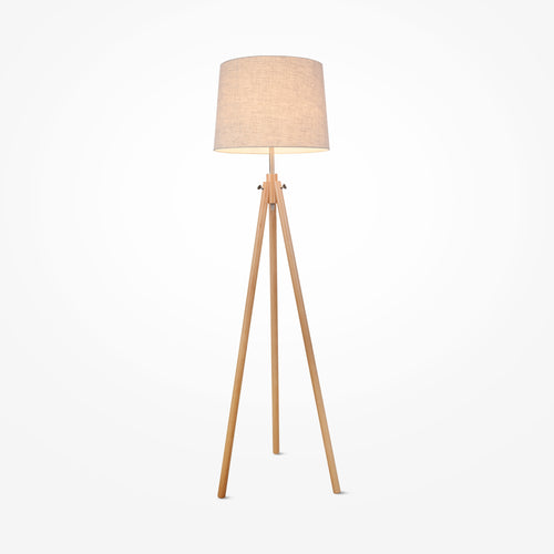 Maytoni - Vloerlamp Calvin - Beige - Ø51 - vtwonen shop