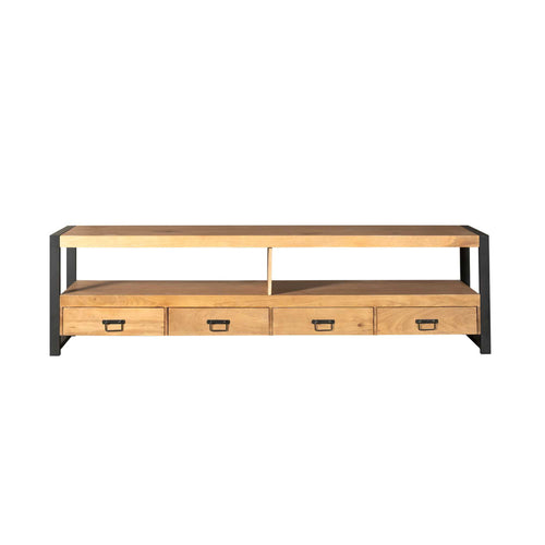 StarFurn Tv-meubel Boaz - Naturel Hout - 220x45x60cm - vtwonen shop