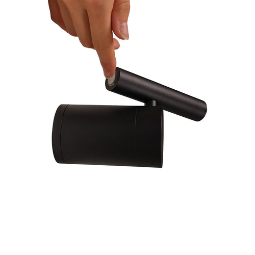 Atmooz wandlamp Dune - zwart - 6 x 10 x H 12 cm - geïntegreerde led