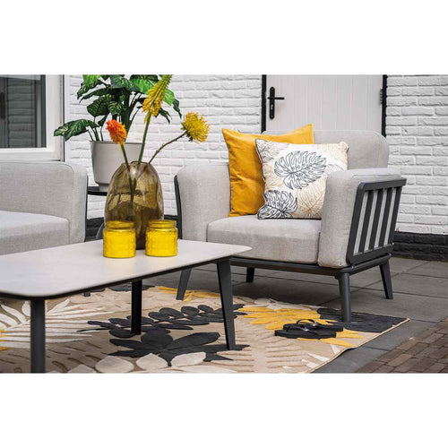 Garden Impressions loungeset Sentosa donker grijs 4-delig - vtwonen shop