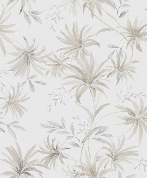 Sanders & Sanders behang bladeren grijs - 53 cm x 10 m - 640224 - vtwonen shop