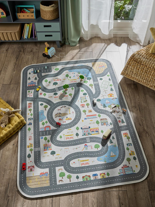 benuta kindervloerkleed Linus - crème - 120x170 cm