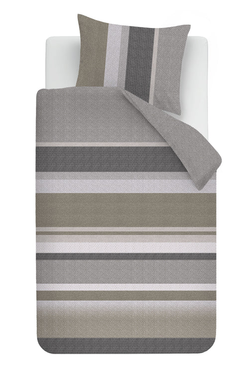 Beddinghouse Dekbedovertrek Nyls - 140 x 200/220 cm - Grijs