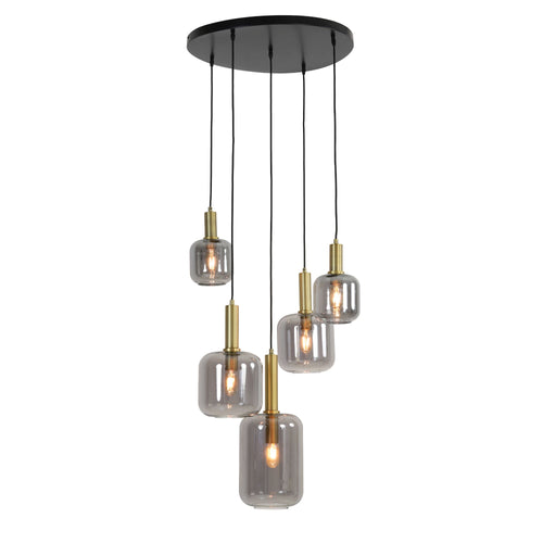 Light & Living hanglamp Lekar - brons - Ø66cm