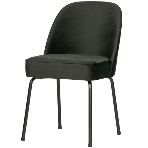 WOOOD eetkamerstoelen Vogue - Fluweel Zwart - Set van 6