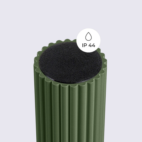 Sollux Lighting Plafondlamp HALO olijfgroen IP44 - 12x12x21cm