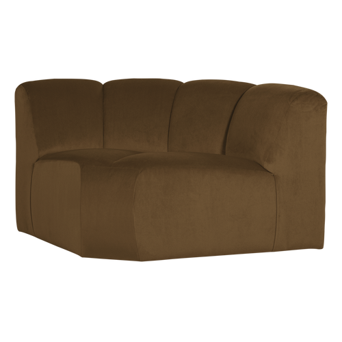 WOOOD hoekelement Mojo - Velvet - Honinggeel - 74x110x110