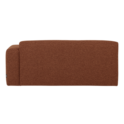 WOOOD 2-zits bank arm rechts Mojo Base - Bouclé - Roestbruin - 74x185x97