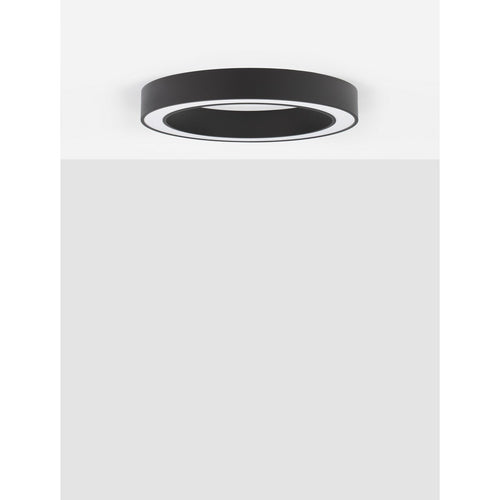 Nova Luce MORBIDO Morvido Geïntegreerde LED Plafondlamp (Semi-Fut) Zandzwart Dimbaar LED 48W 3730lm 2700-4000K Kleurtemperatuur Afstandsbediening