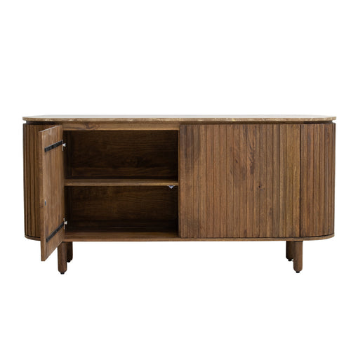 Giga Meubel Dressoir  - Mangohout/Travertin - Bruin - 175cm - vtwonen shop