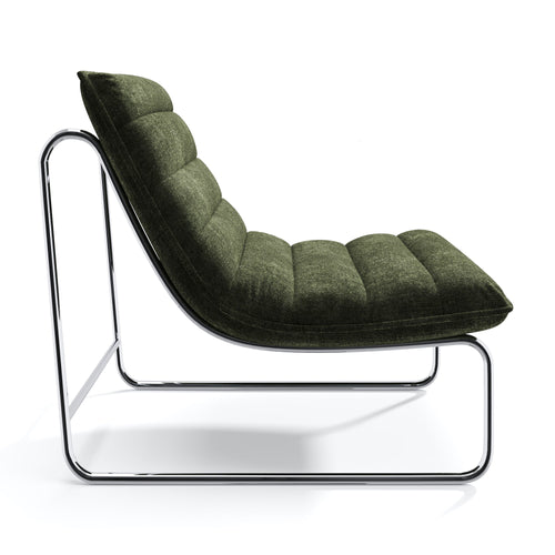 Sia Home -  VINTY - Fluweel met structuur - Kaki groen - 67.5cm - vtwonen shop