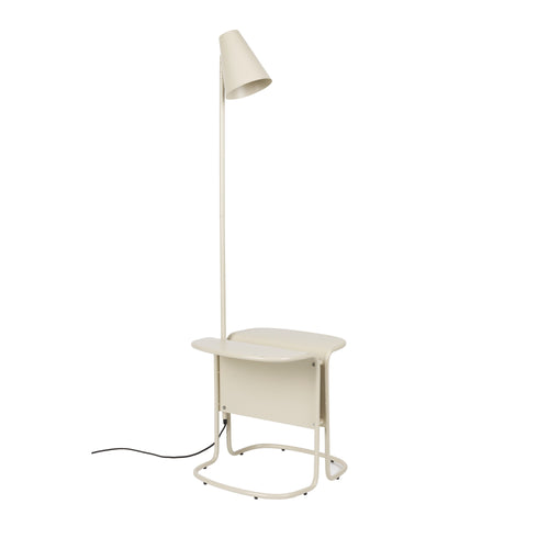 Zuiver Lustor Vloerlamp + Bijzettafel Beige - vtwonen shop