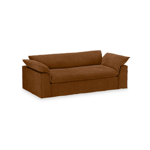 HKLIVING bank Nomad – royal velvet caramel – 244cm