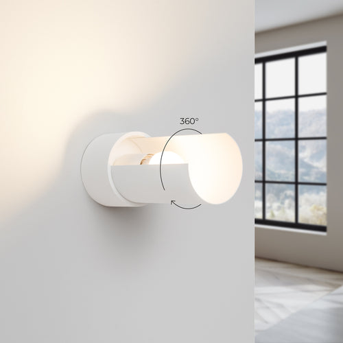 Sollux Lighting Wandlamp FLASH wit - 10x10x21cm