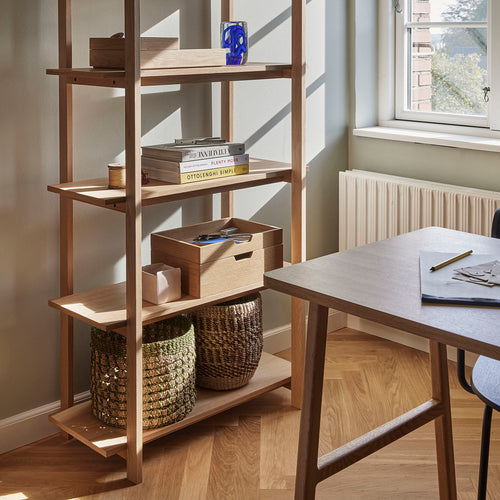 Hübsch manden Oker - abaca - ø25xh28, ø29xh32cm - vtwonen shop