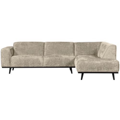 WOOOD hoekbank rechts Statement - Polyester-Wheatfield-77x274x210