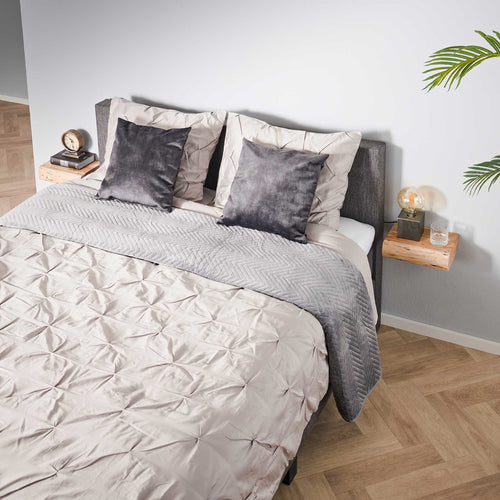 Giga Meubel Nachtkastje Tree XS - Naturel - Set van 2 - 30x8x20cm