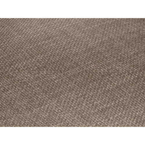 Cosmopolitan Design - Panoramische hoekbank links Siena 7-zits, structurele stof donkerbeige - 273x366x69cm