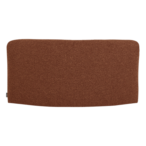 WOOOD hoekelement rond Mojo Base - Bouclé - Roestbruin Melange - 74x110x110