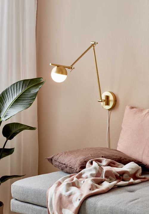 Nordlux Contina Wandlamp - G9 - Messing - vtwonen shop