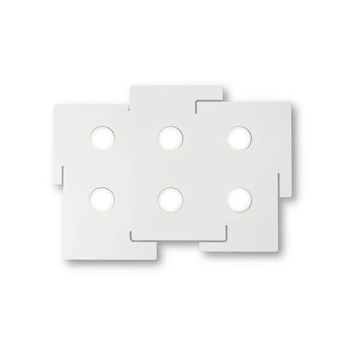 Ideal Lux Totem - 6 lichts plafondlamp wit