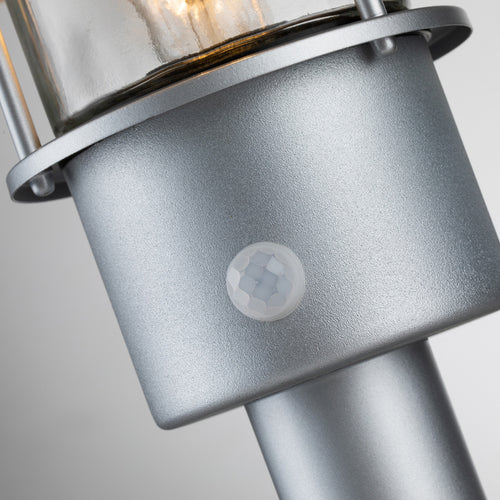 Elstead Klampenborg Sokkellamp voor buiten Zilver, IP44