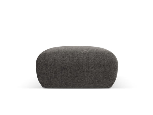 Cosmopolitan Design Poef Nolio chenille, grijs - 75x75x36cm