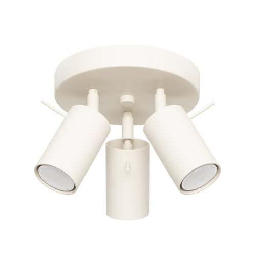 Sollux Lighting Plafondlamp RING 3P beige - 19,5x19,5x18,5cm