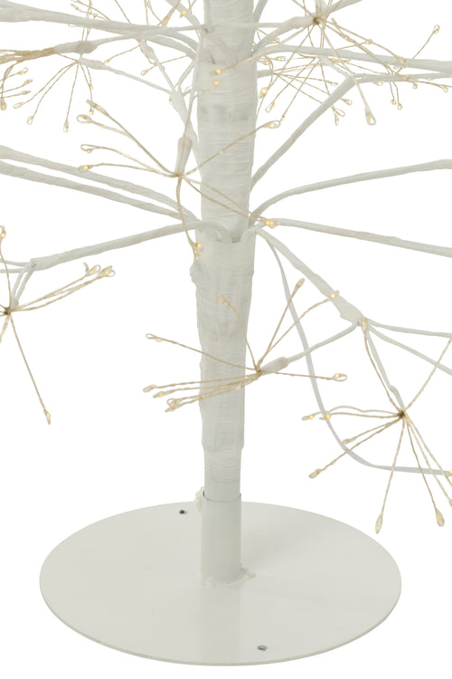 J-Line decoratie Boom - warm witte - ijzer - wit - large - vtwonen shop