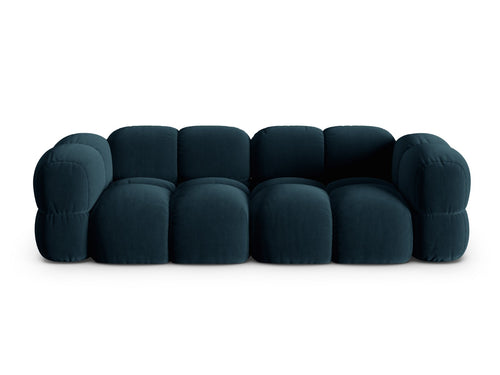 Cosmopolitan Design Bank Loretto 4-zits, flueel diepe olie - 100x250x68cm