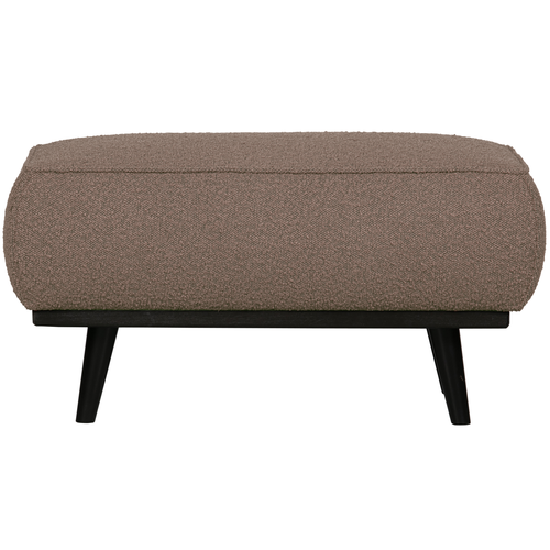 WOOOD hocker Statement - Bouclé - Nougat - 40x80x55 - vtwonen shop
